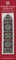 Textile Heritage Stained Glass Window Bookmark - Cross Stitch Kit